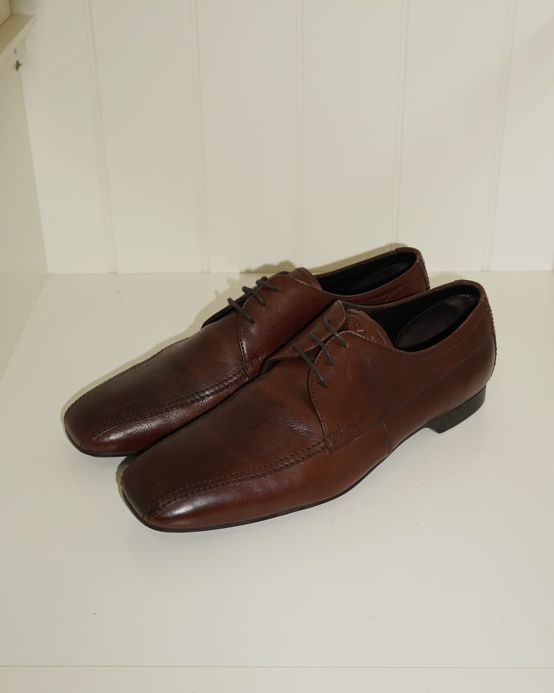 프라다 브라운 스퀘어토 로퍼 상품이미지4