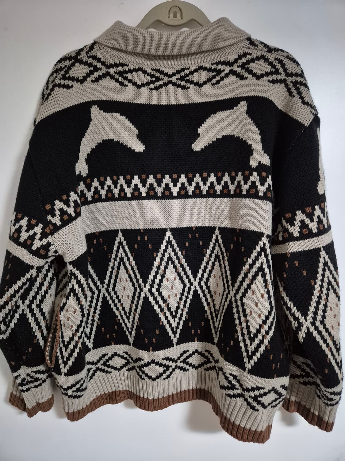 택포) Waikei 노르딕 니트집업 상품이미지3