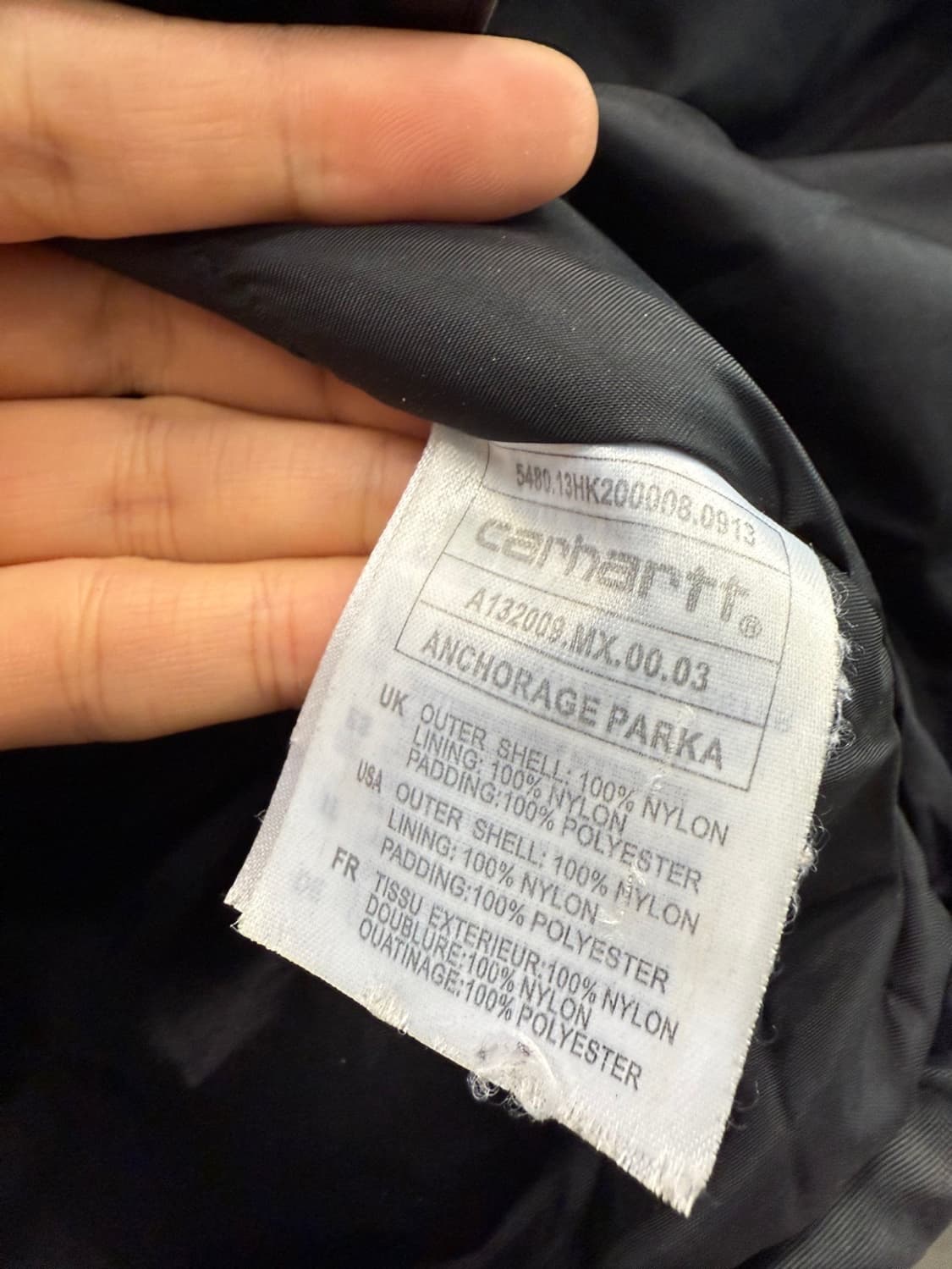 칼하트 앵커리지 파카패딩 공용 XS  상품이미지4