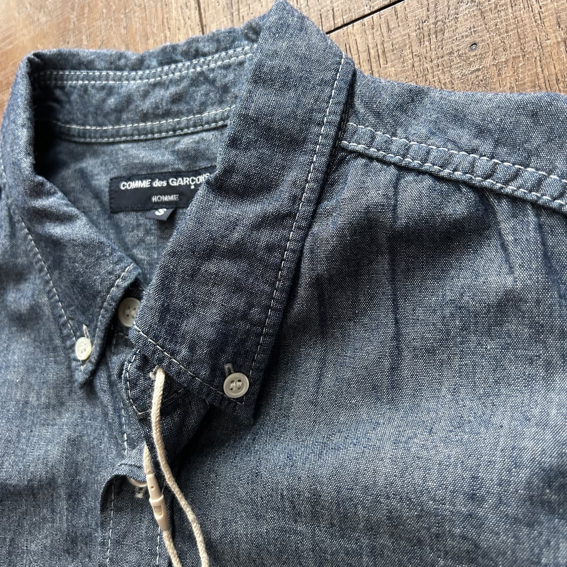 Basic Denim Half Shirts 상품이미지4