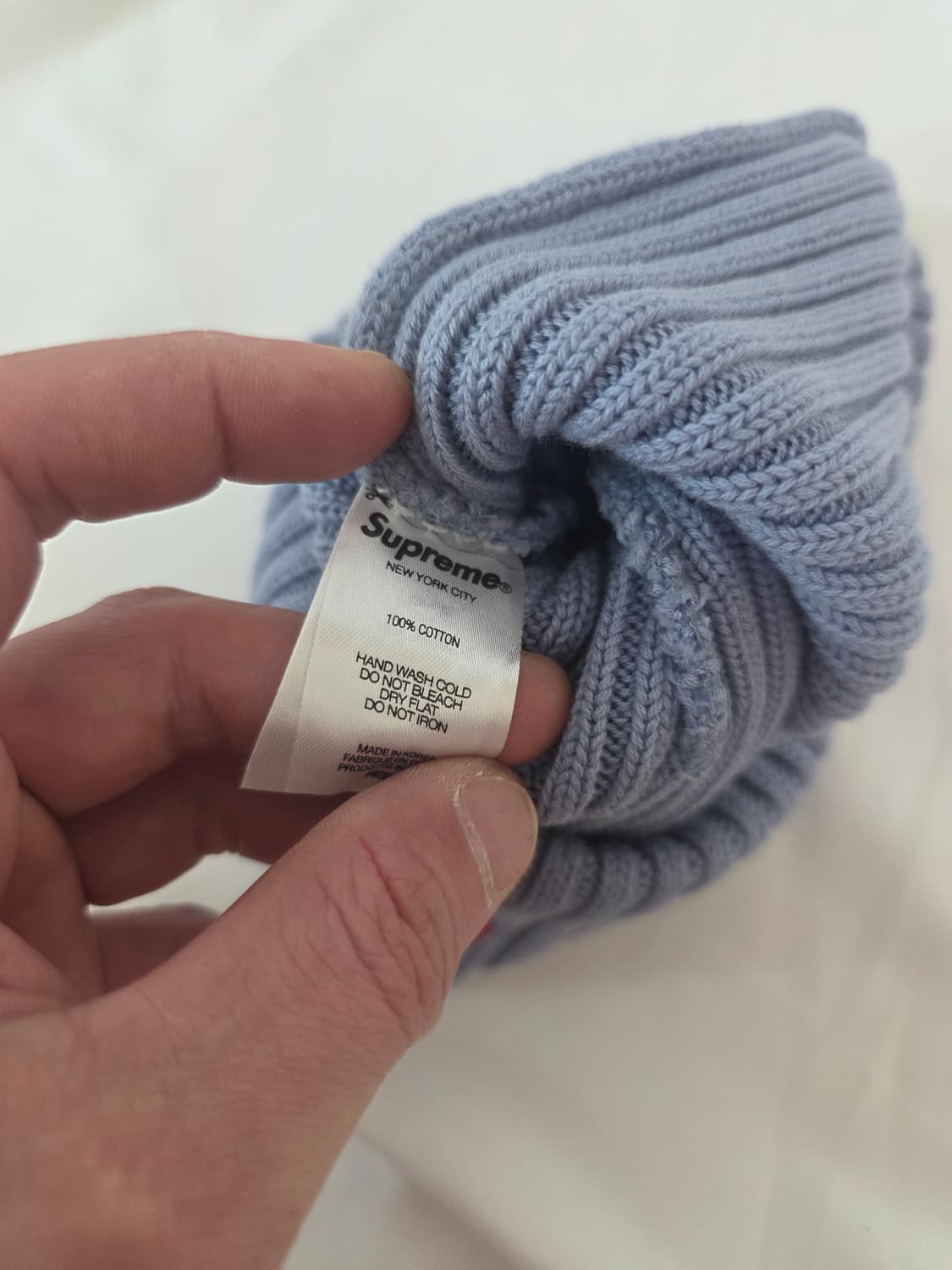 슈프림 오버다이드 비니 블루 상품이미지3