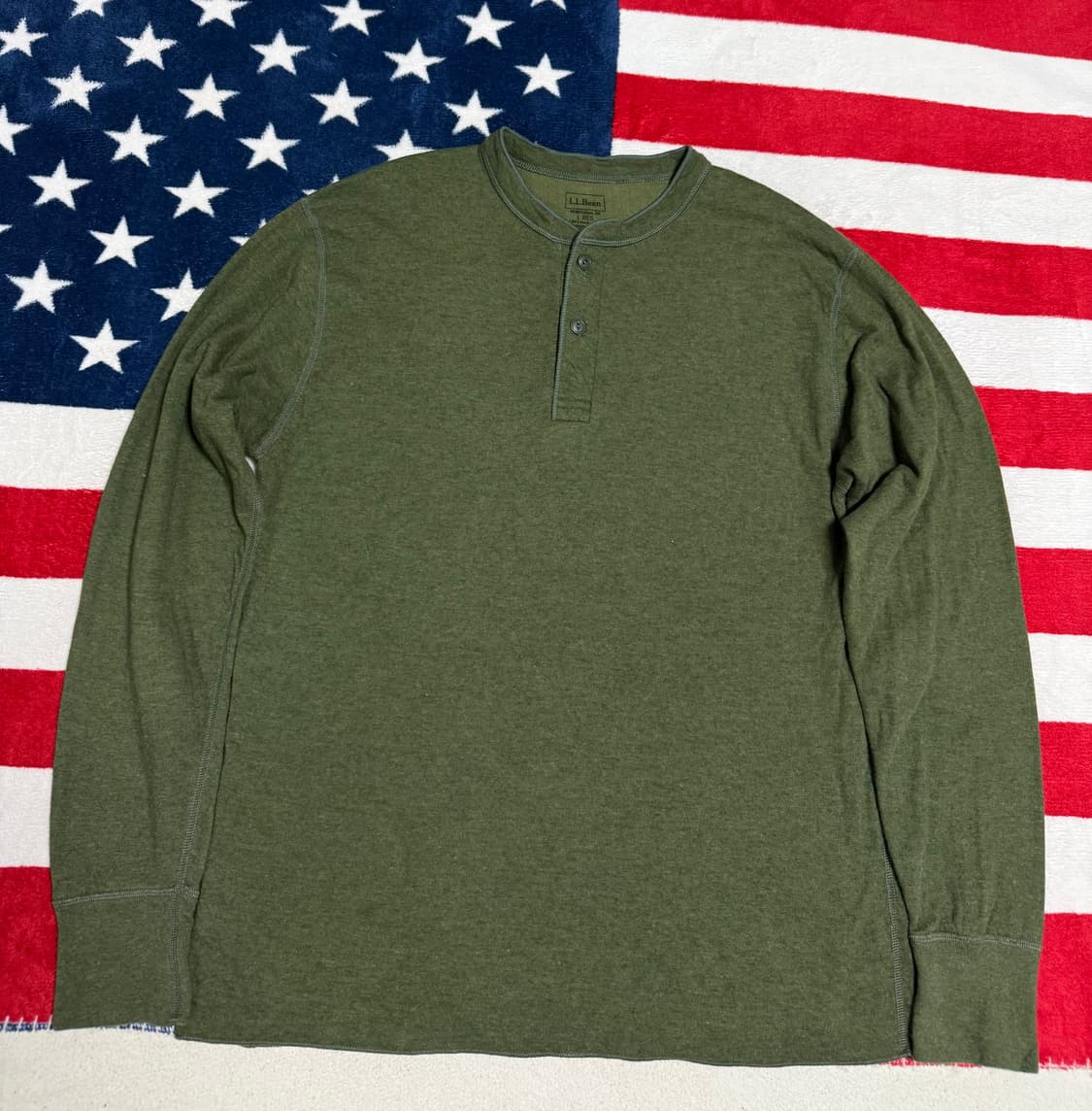 엘엘빈 헨리넥니트 L.L.bean henry neck knit 빈티지니트 상품이미지4