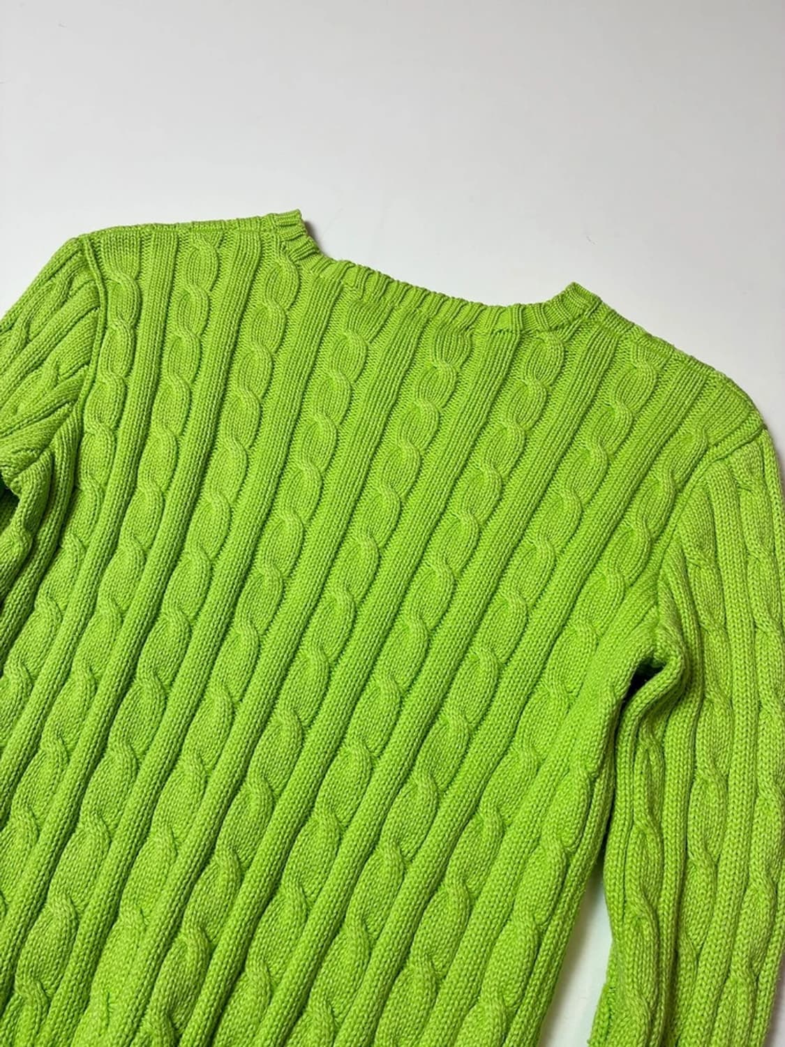 폴로 랄프로렌 00's 슬림핏 꽈배기 니트 PN8145 상품이미지5