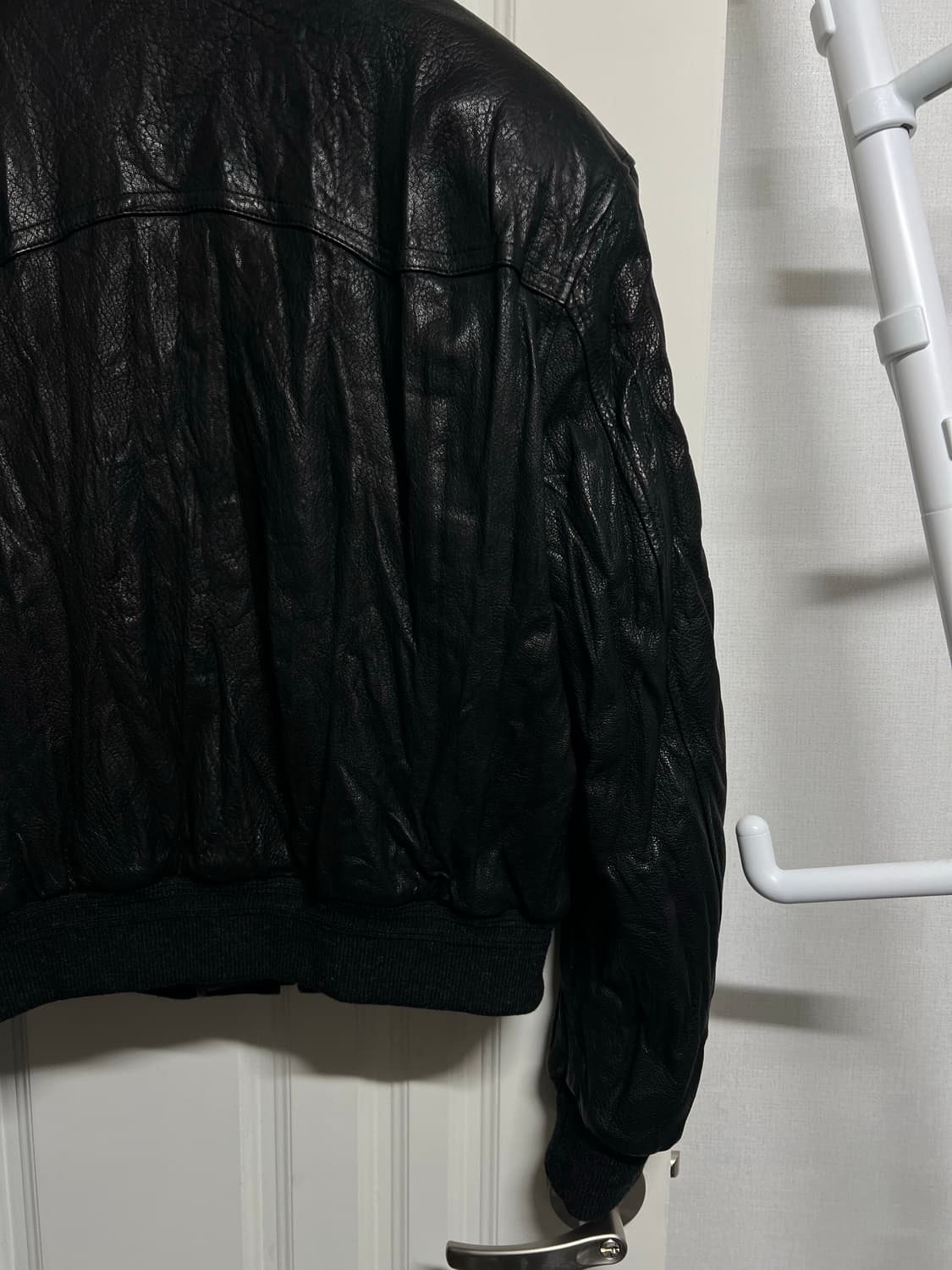 (L) 렉토 벤 크링클 레더 자켓 상품이미지7