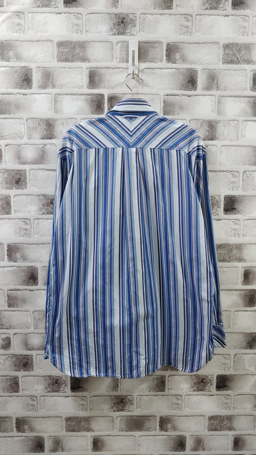 95 타미 스트라이프 셔츠 M 739 상품이미지3