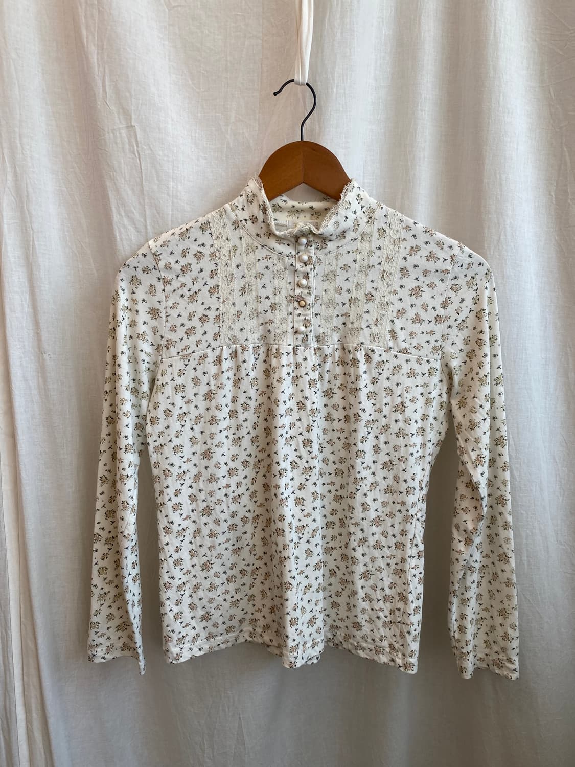 플라워패턴 하이넥탑(L) 상품이미지2