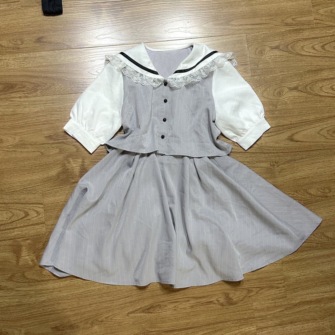 빈티지 마즈 mars 세일러 교복 원피스 아일릿 히메갸루 로걀 공겜여주 상품이미지1