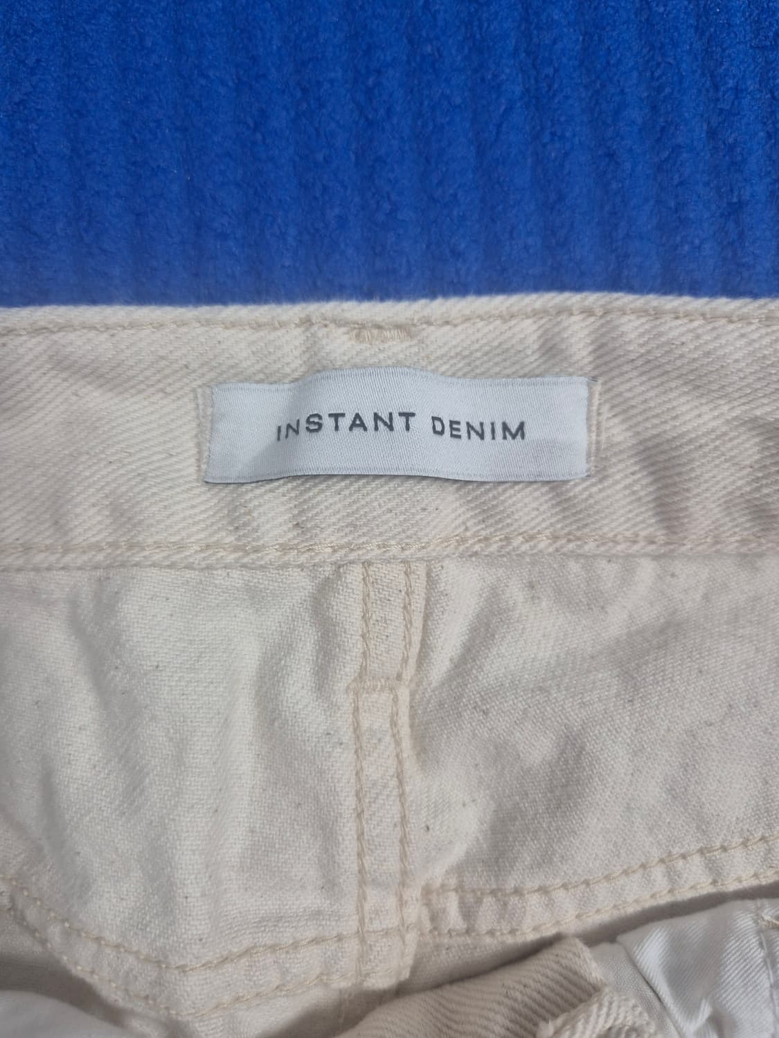 크림색 데님 30인치 (남녀공용) 상품이미지9