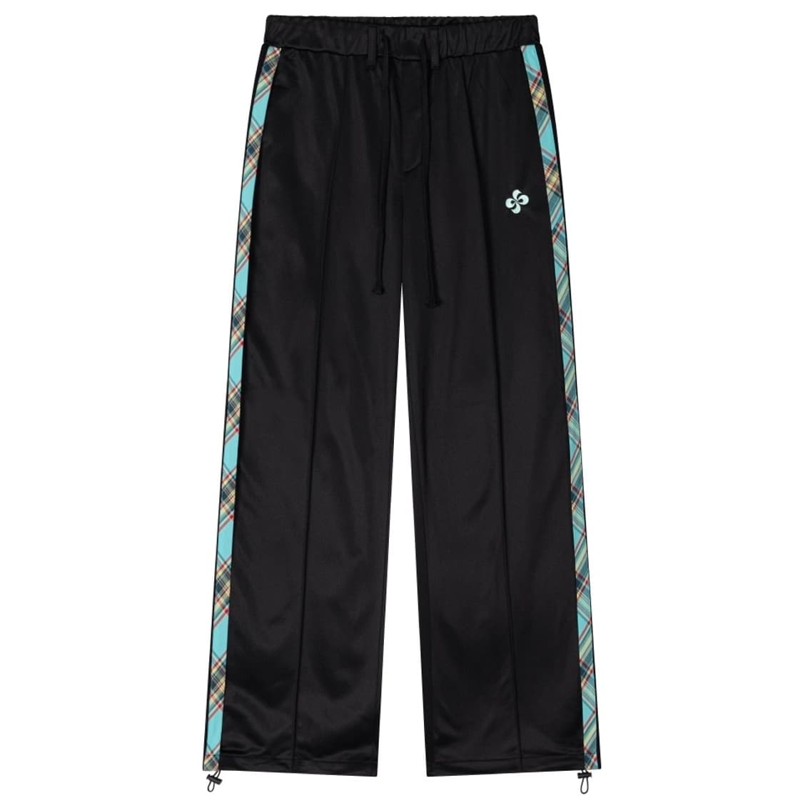 헤레틱 체크 트랙 팬츠 CHECK TRACK PANTS black 상품이미지2