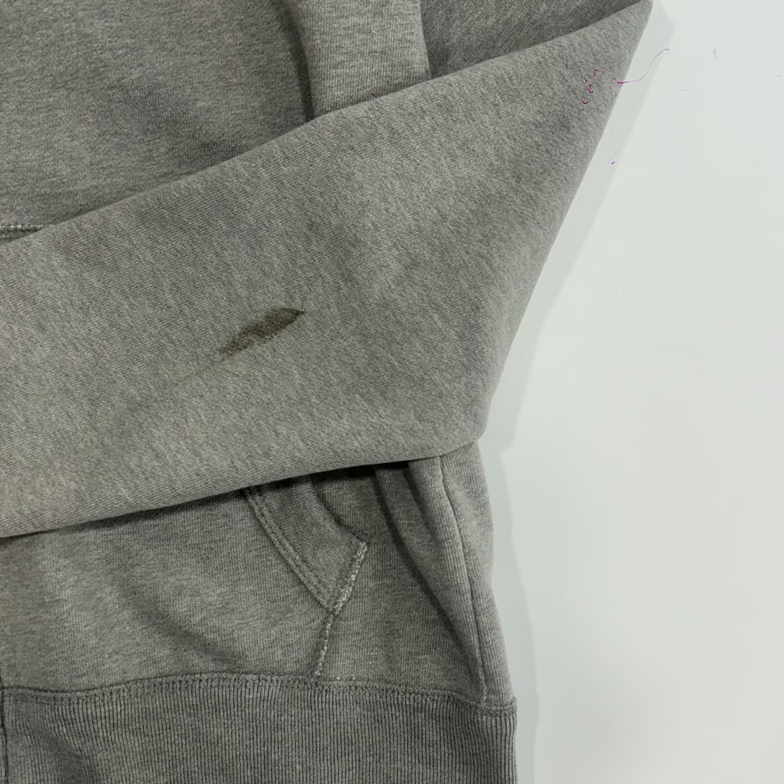 GAP 갭 레드로고 그레이 후드집업 상품이미지6