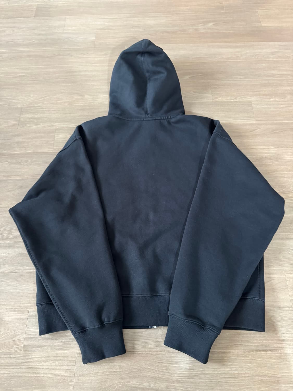 나이키 x 스투시 풀 집 워시드 플리스 후드 블랙 상품이미지4