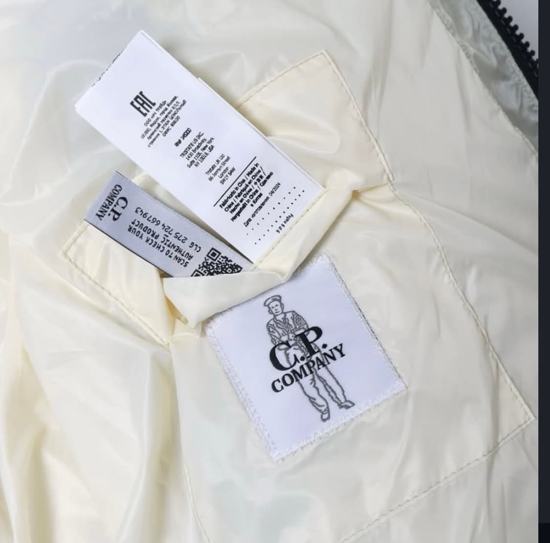 cp컴퍼니 dd쉘 거즈화이트 상품이미지5