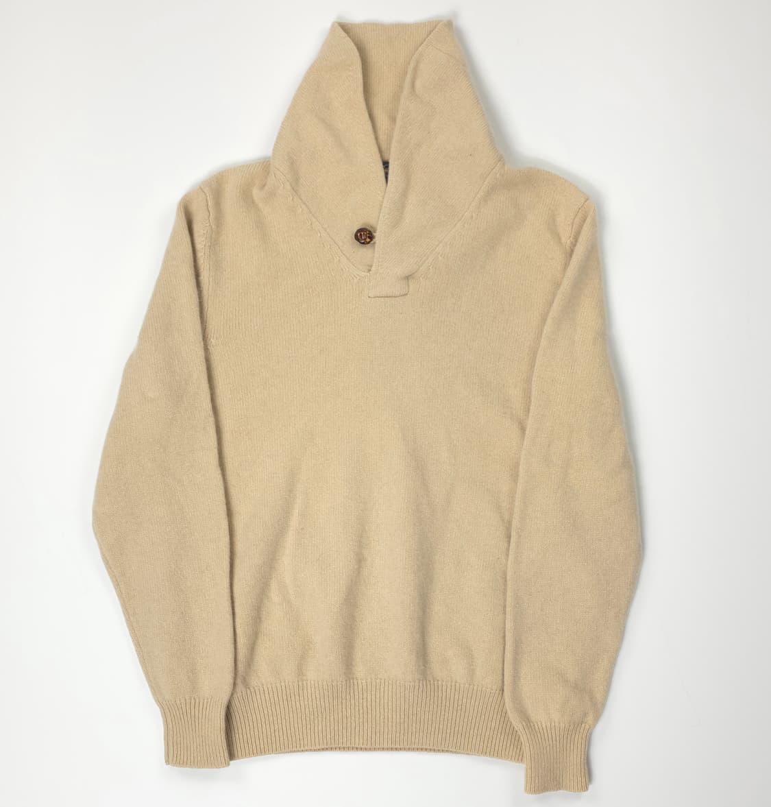 브룩스 브라더스 숄 카라 울니트 베이지 (S) 상품이미지1