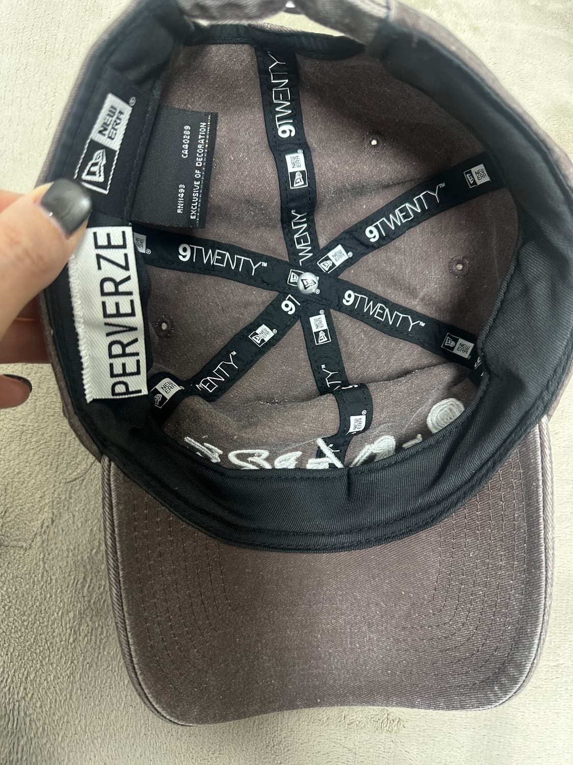 퍼버즈 x 뉴에라 캡모자(브라운) 상품이미지4