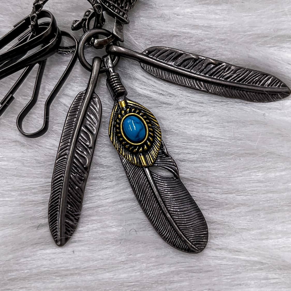 Vintage Ethnic Turquoise Keyring 상품이미지2