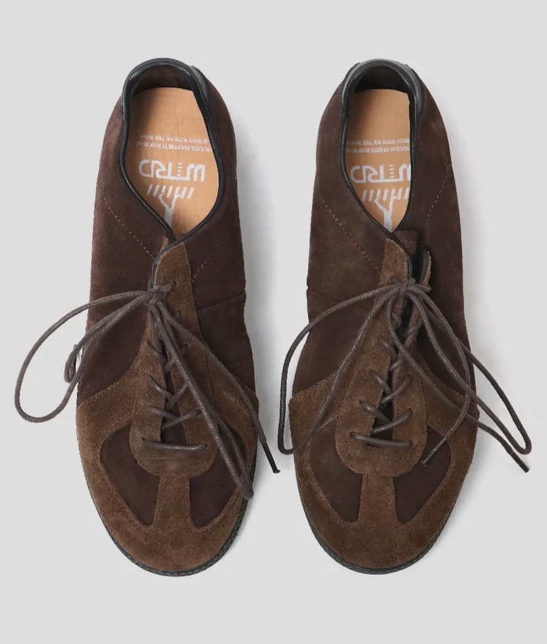 위더로드 아더 스웨이드 워싱 독일군 스니커즈 브라운 240 상품이미지1