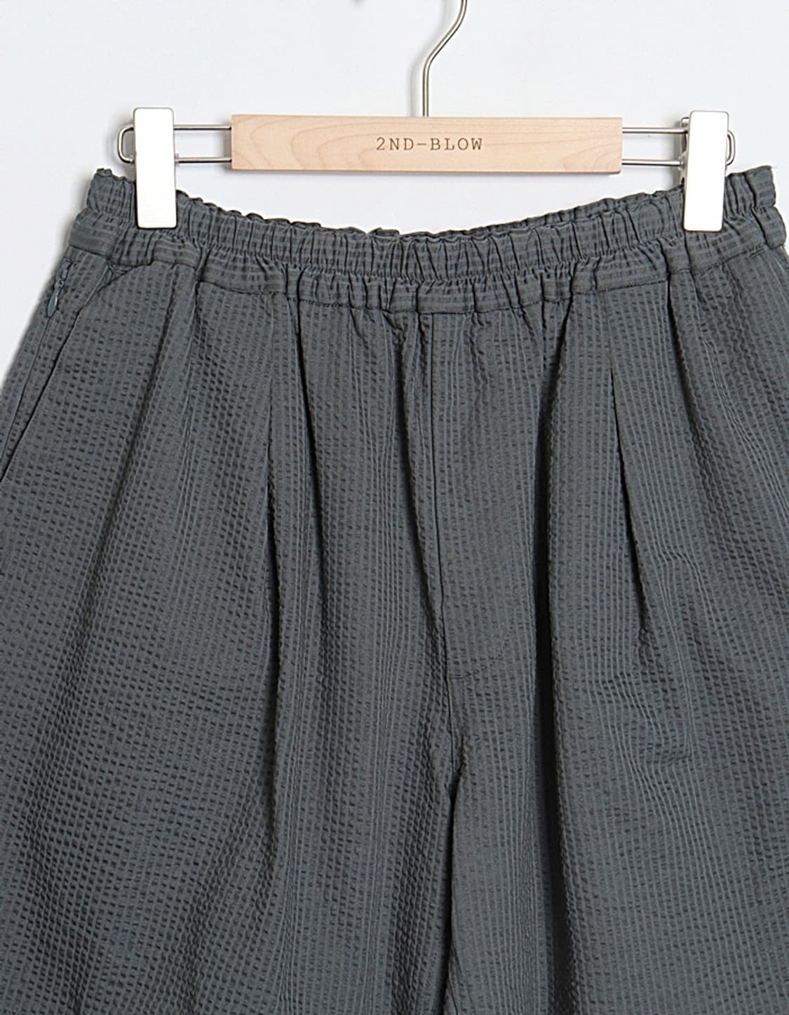 NANO UNIVERSE Silket Seersucker Wide Sho 상품이미지2