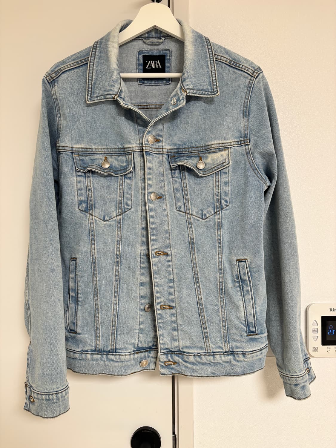 ZARA 자라 3세대 라이트블루 데님자켓 s사이즈 상품이미지1