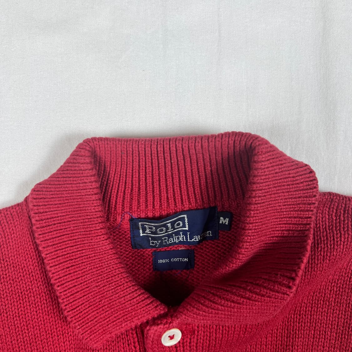 90‘s 폴로랄프로렌 유니크레스트 반팔 니트 피케셔츠 상품이미지5