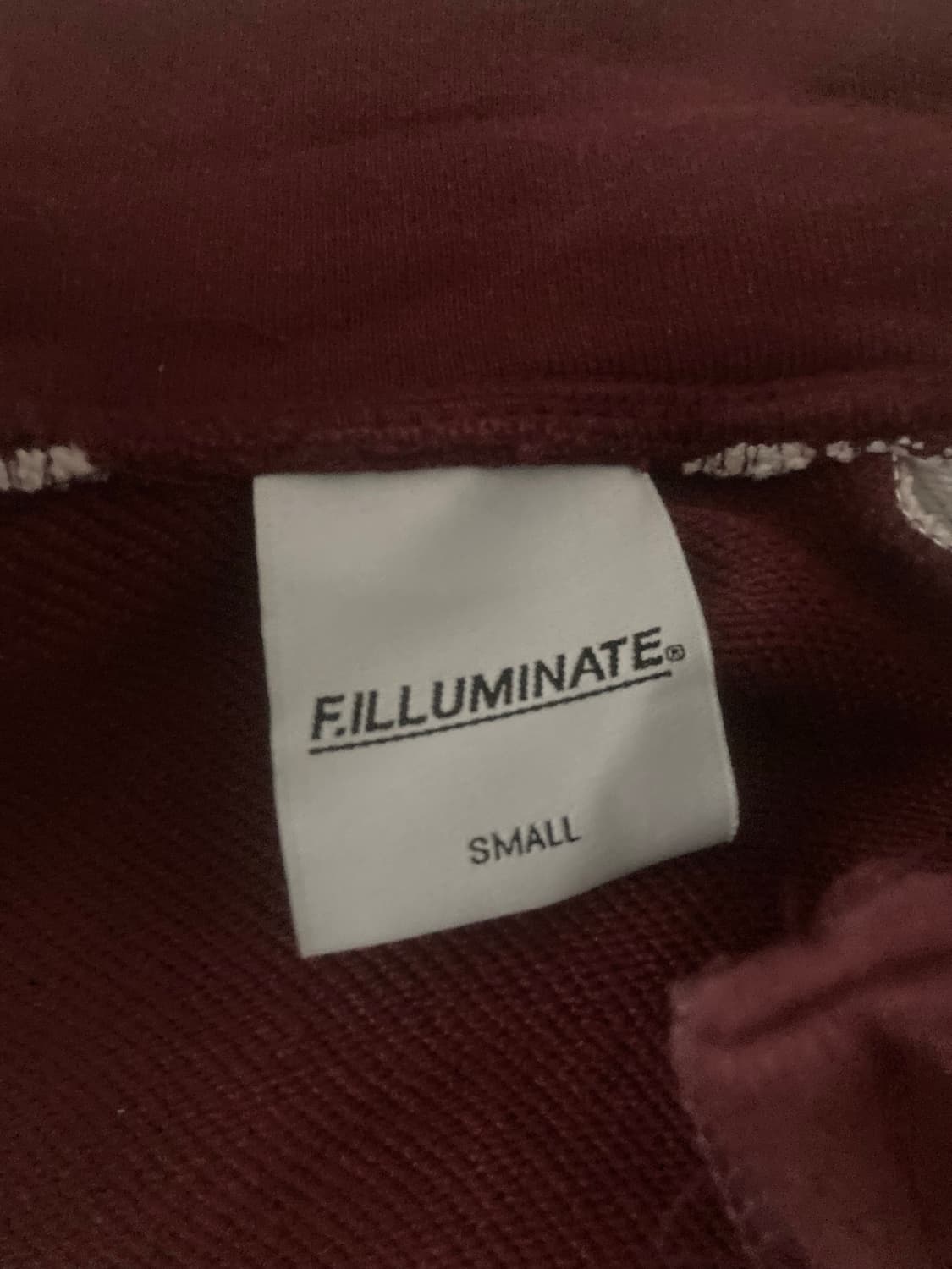 필루미네이트 버건디집업 상품이미지2