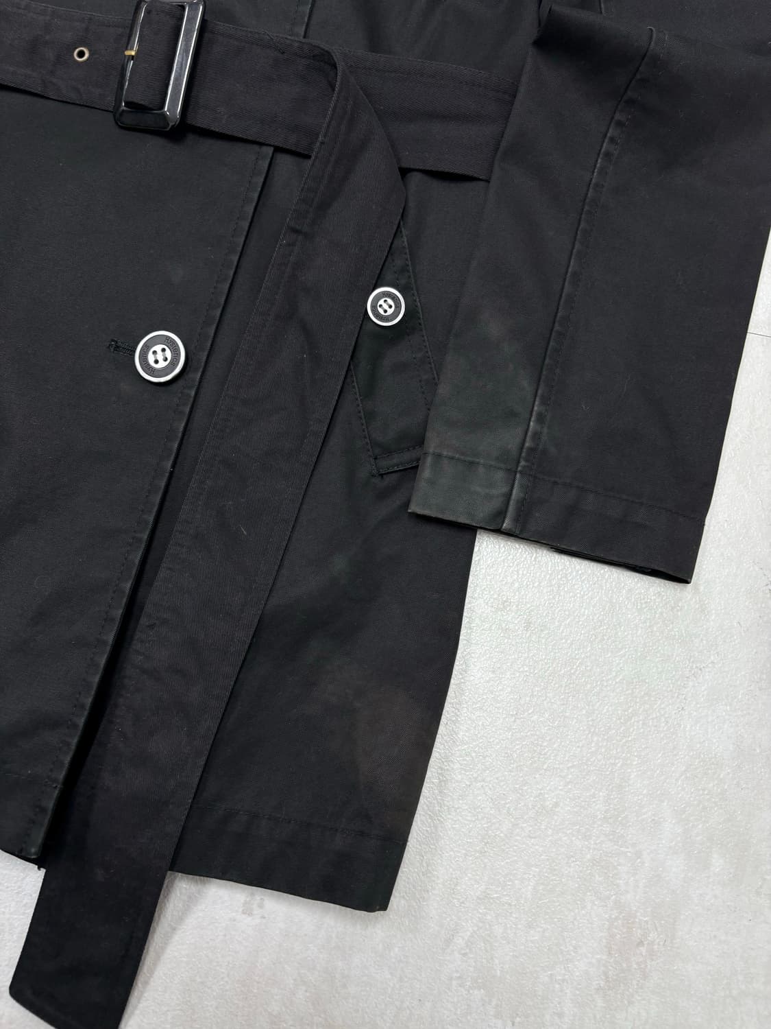 히스테릭 블랙 트렌치 코트#93 상품이미지6