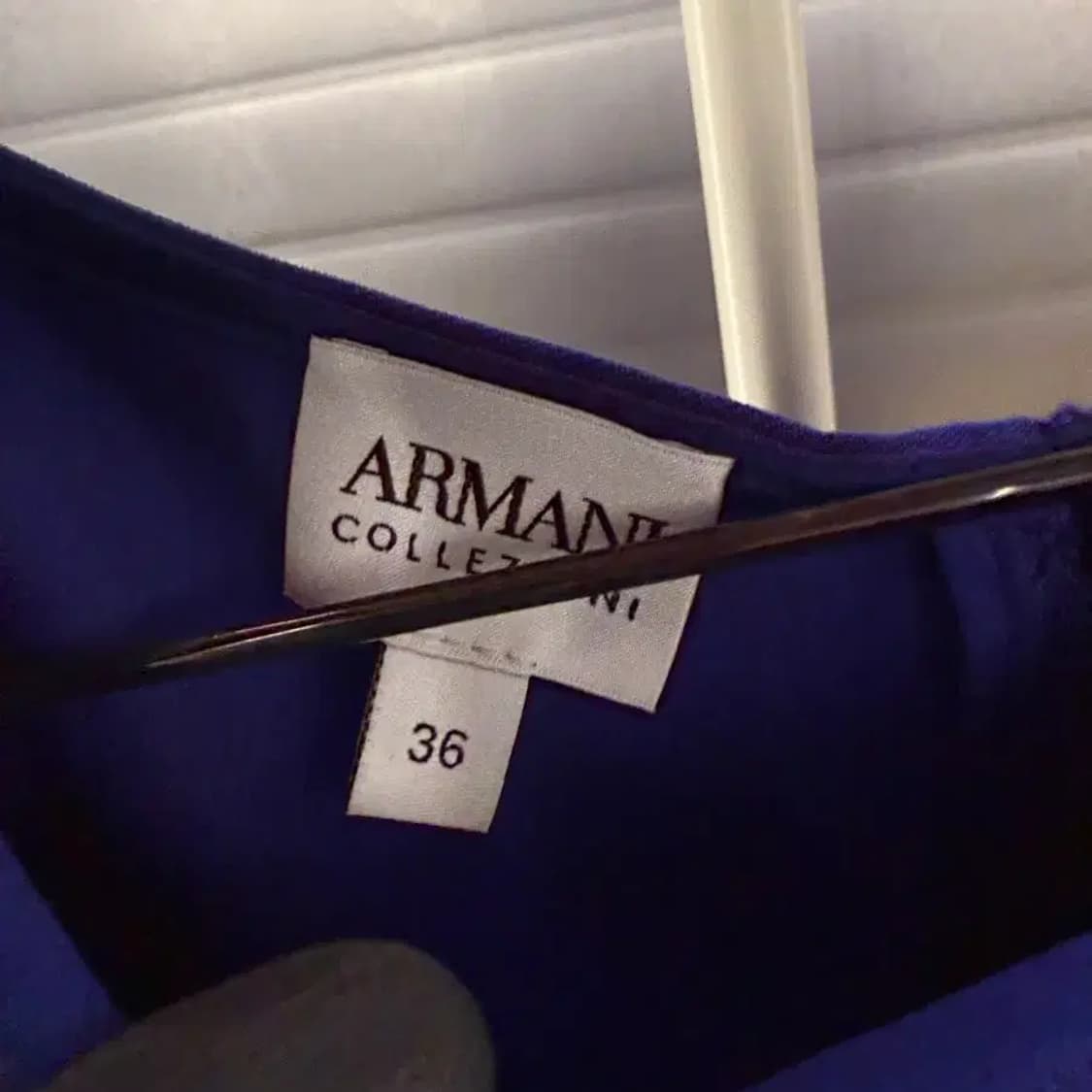 아르마니 꼴레지오니 블루 밴딩 원피스 36 상품이미지3