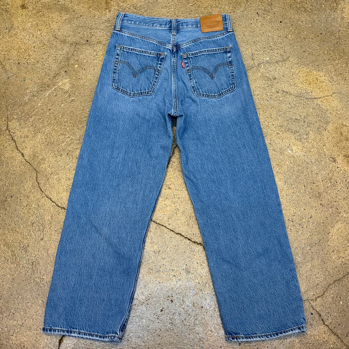 USA 빈티지 리바이스 립케이지 스트레이트 여성 청바지 상품이미지8