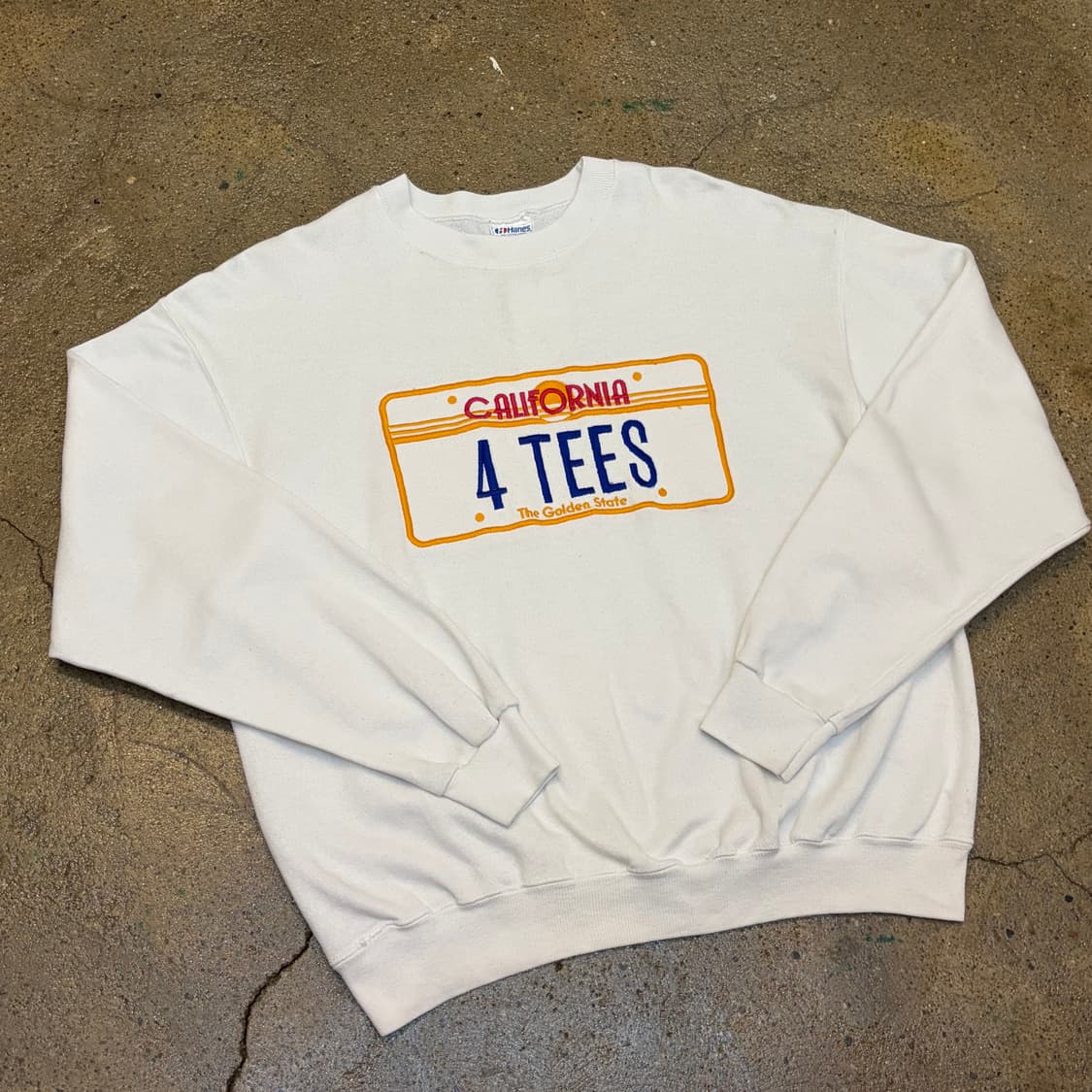 90s Made in USA 미국 빈티지 헤인즈 캘리포니아 맨투맨 상품이미지2