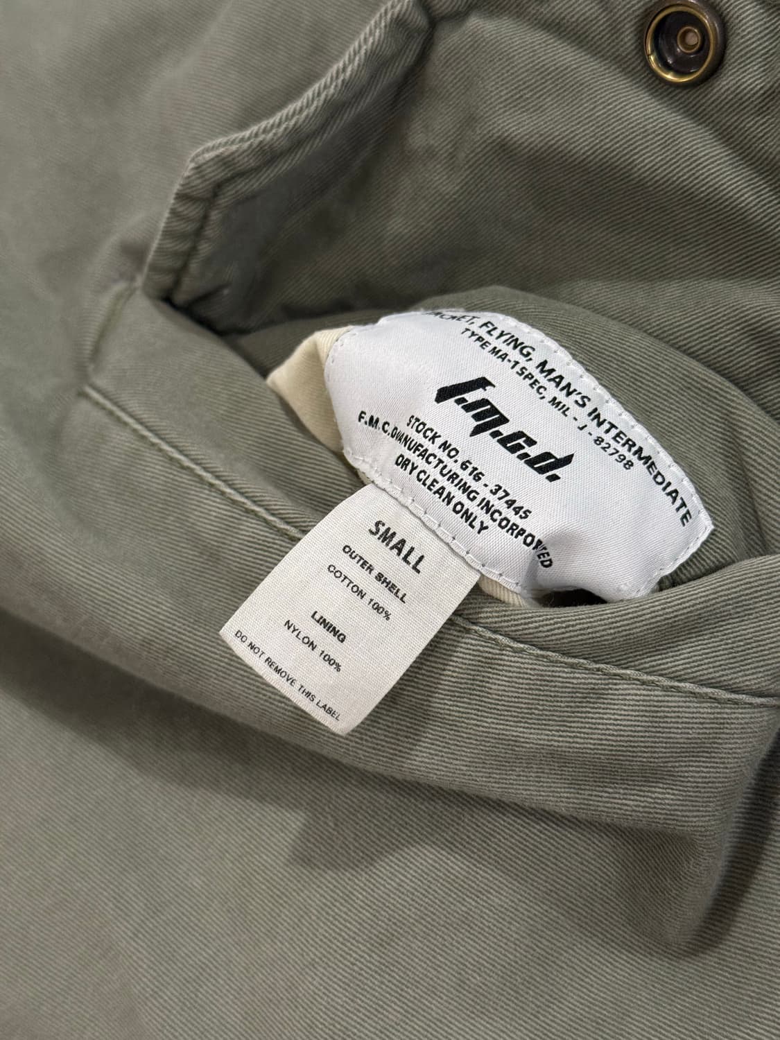 포스텍스가먼츠 코튼 봄버 상품이미지5