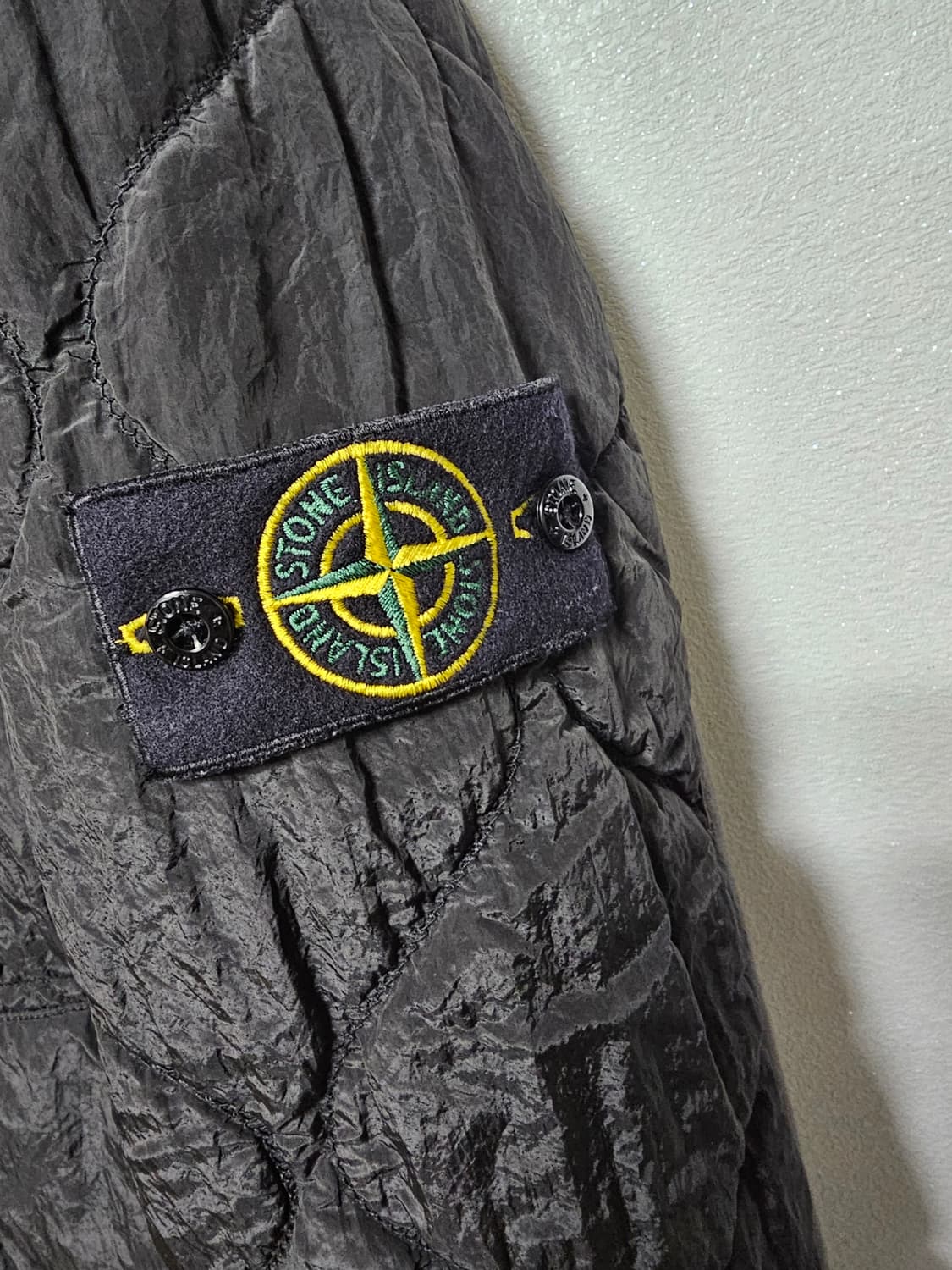 스톤아일랜드 나일론&코튼 리버시블 퀼팅 자켓 상품이미지4