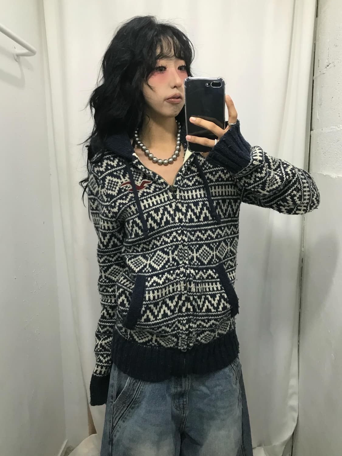 Hollister Knit Hood Zip-Up 상품이미지6