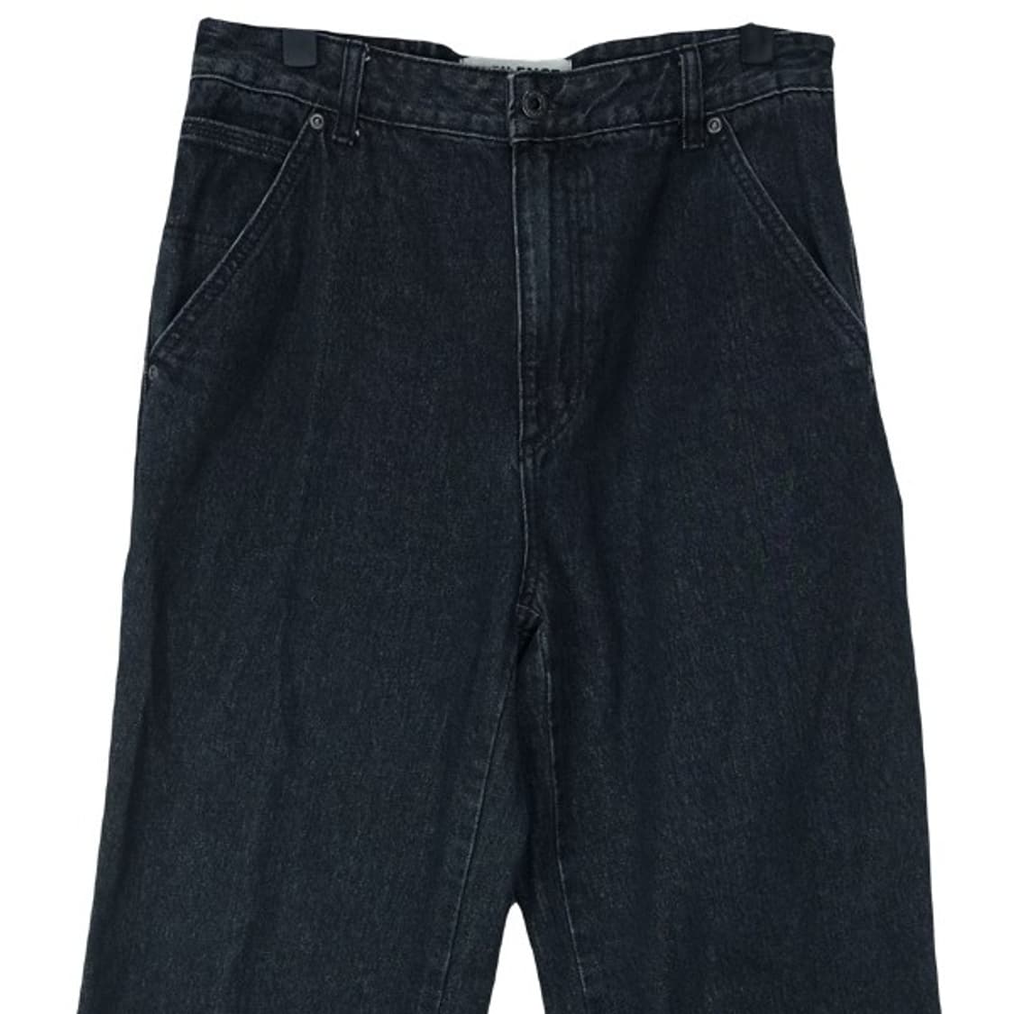 [인사일런스] 루즈핏 흑청 블랙 데님 팬츠 청바지 M18332 상품이미지4