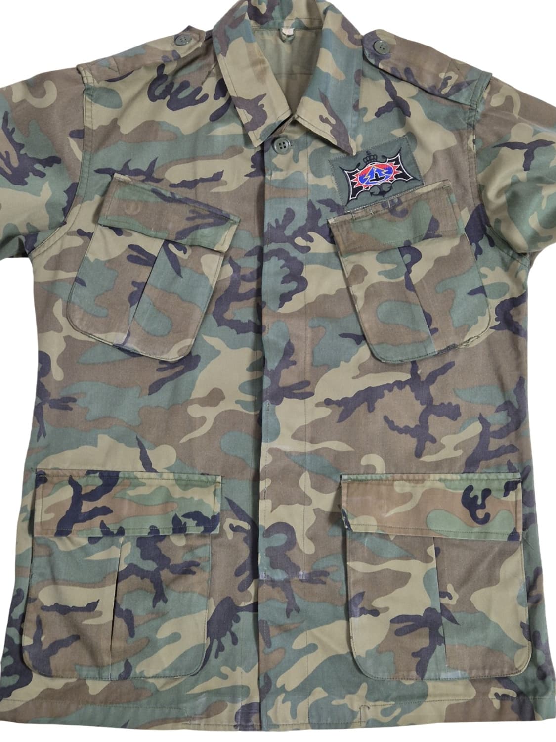해군 구형 80s 해상 UDU 정보사 해마복 전투복 상의 자켓 (XL) 상품이미지6