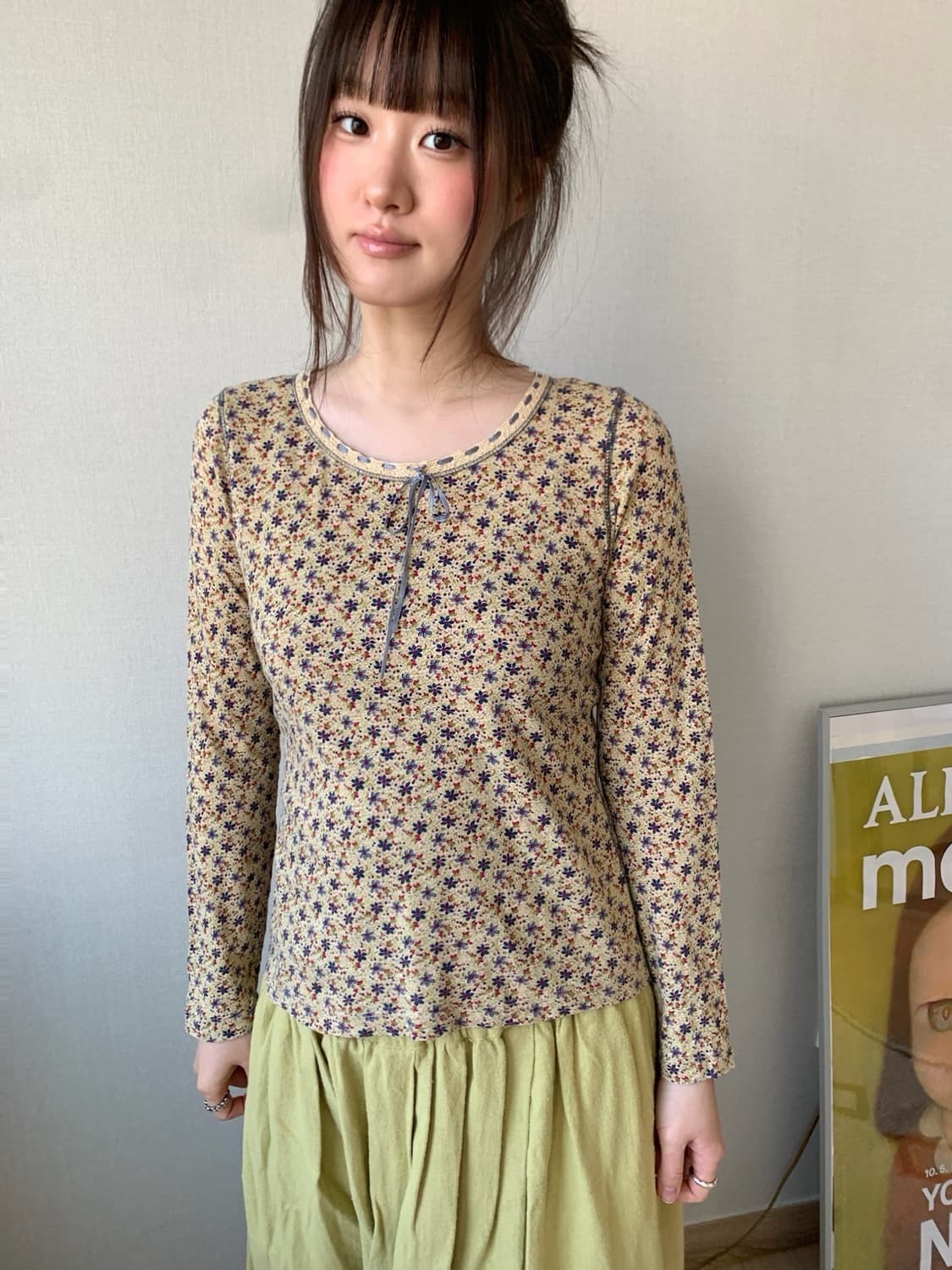 laura ashley flower top 상품이미지2