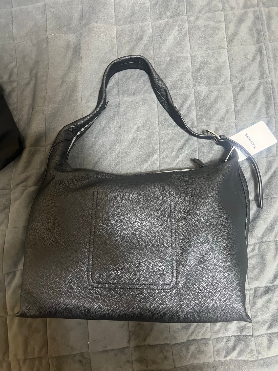 (새제품)토니웩 가죽 숄더백 호보백 블랙 상품이미지3