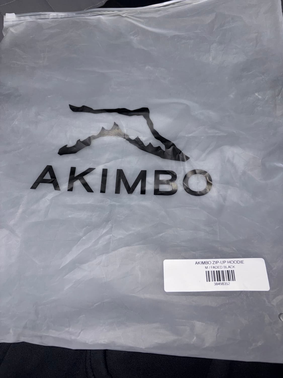 아킴보 후드집업 블랙 M 상품이미지3