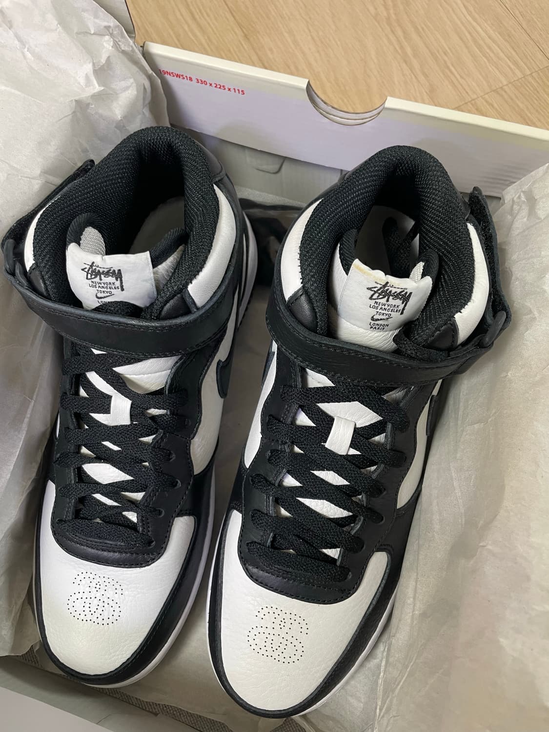 [265] 나투시 범고래 에어포스 1 미드 나이키 스투시 상품이미지5