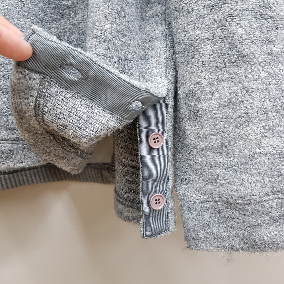 한섬 시스템 2023 텍스처 니트 스웨터 100사이즈 상품이미지4