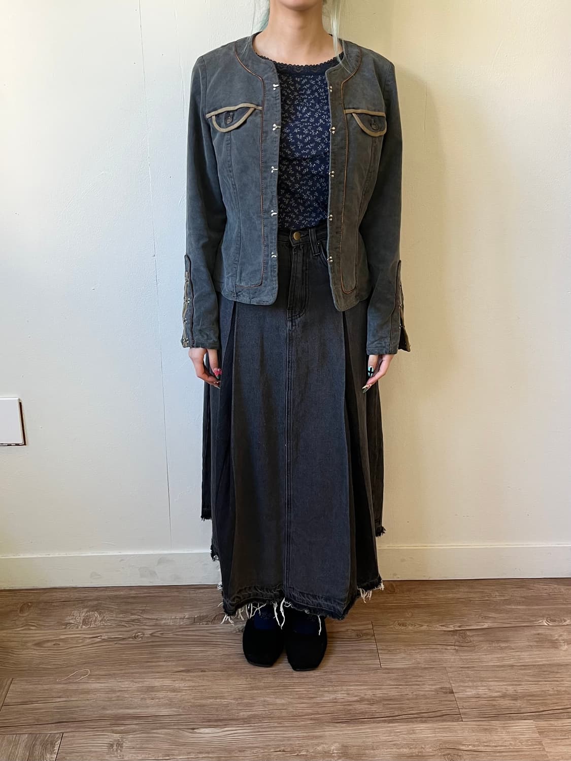 UNSPECK 스웨이드 후크 자켓 상품이미지5