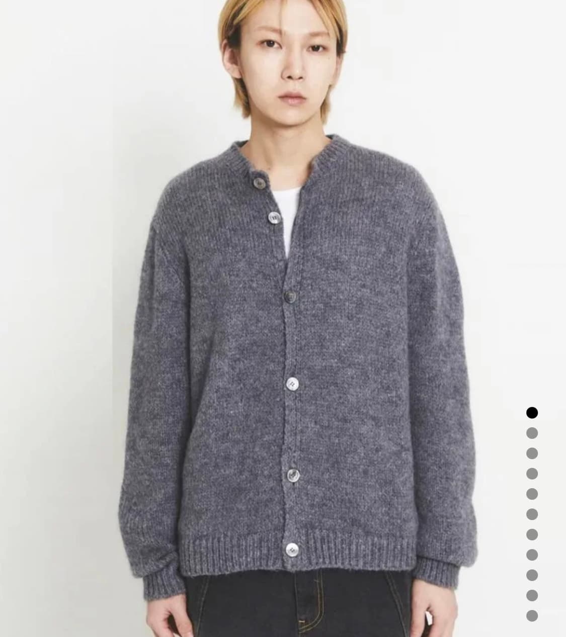 주앙옴므 그레이 가디건 상품이미지1