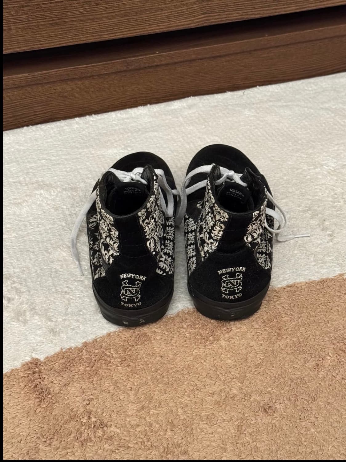 반스 슈프림 네이버후드 콜라보 스케이트하이 상품이미지4