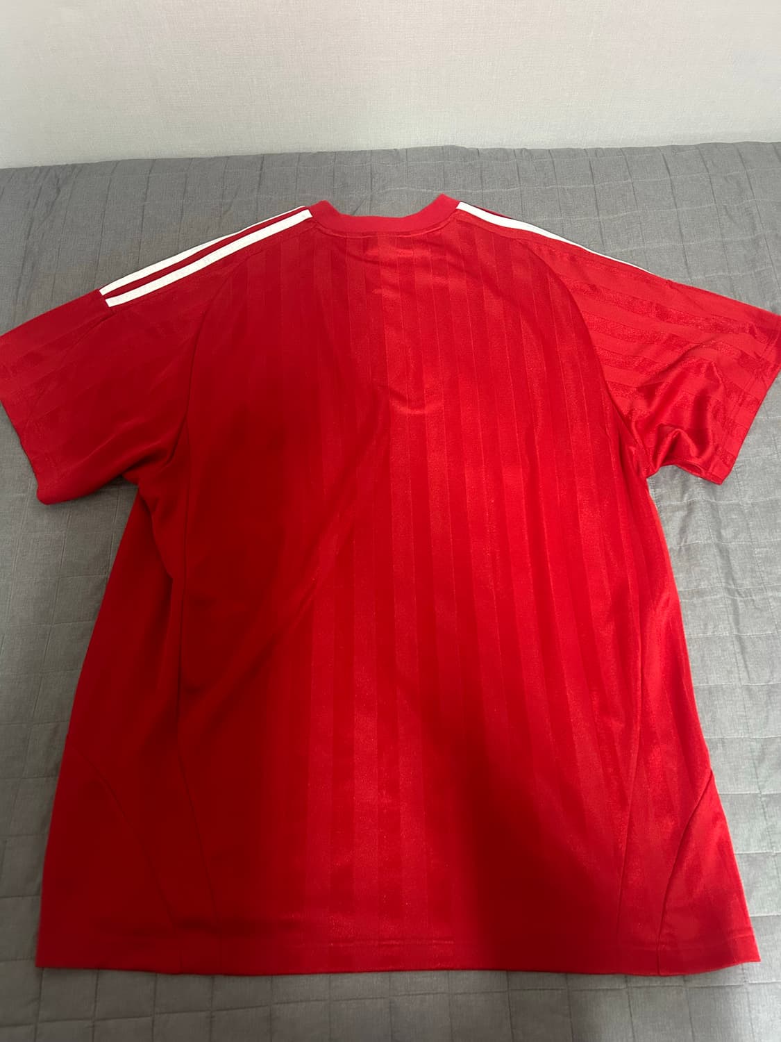 [2] 발렌시아가 아디다스 사커 풋볼 반팔 티셔츠 레드 상품이미지2