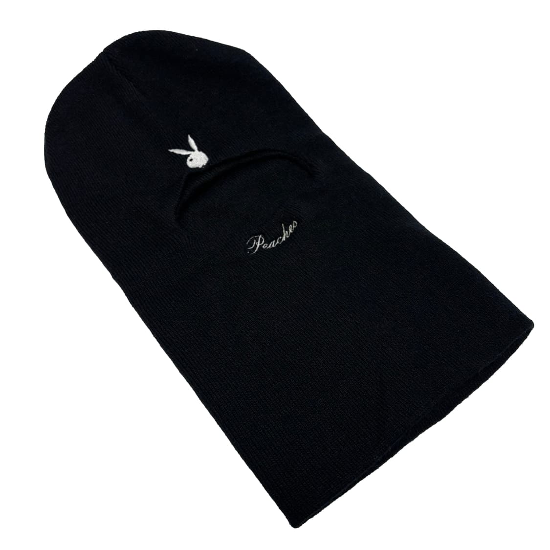 피치스 X 플레이보이 니트 바라클라바 블랙 상품이미지1