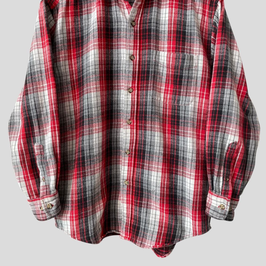 (M)BRAIN TRUST 헤비코튼 체크셔츠 상품이미지4