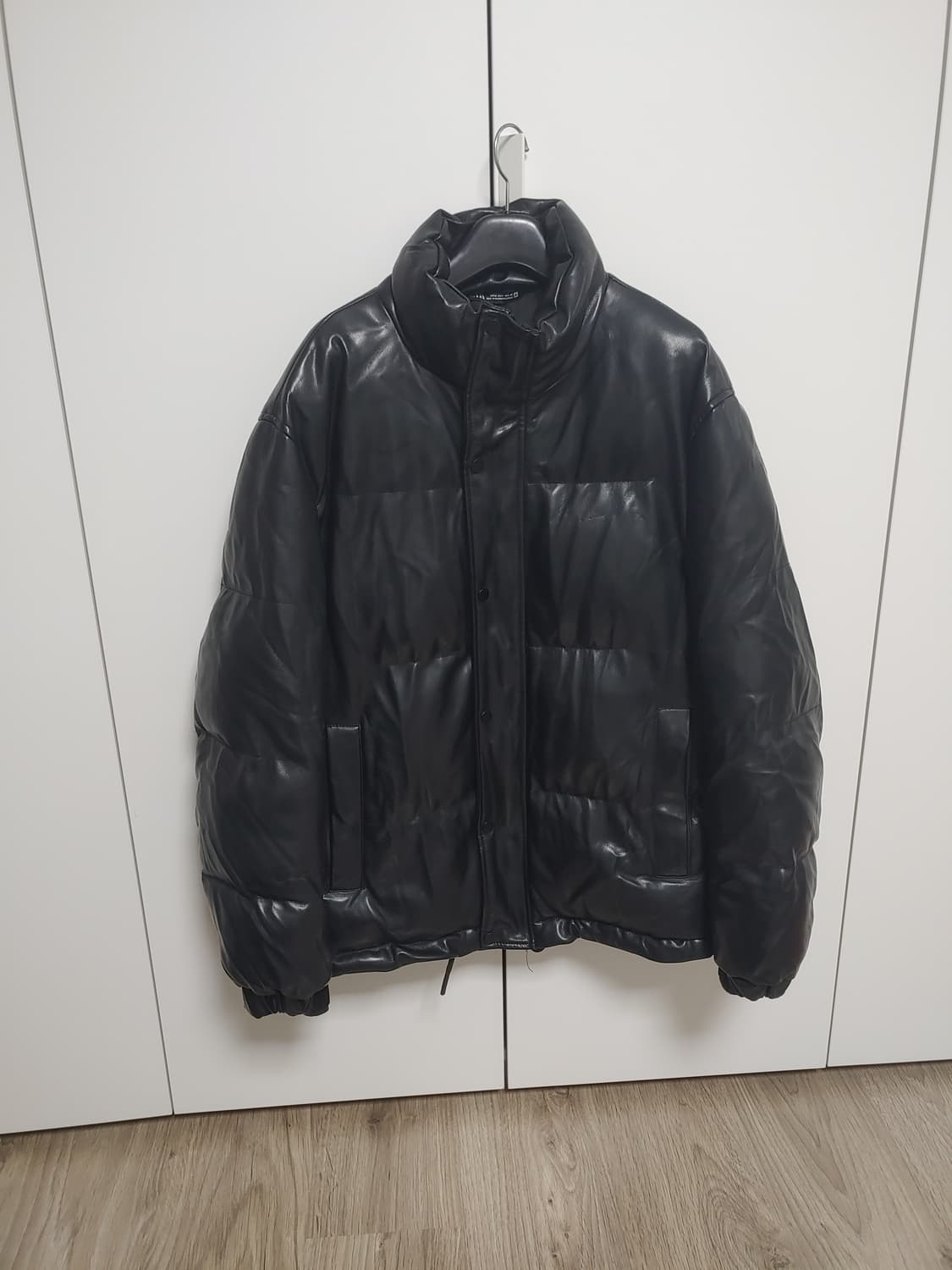 자라 남성 인조 레더 패딩 자켓 -  M사이즈 상품이미지2