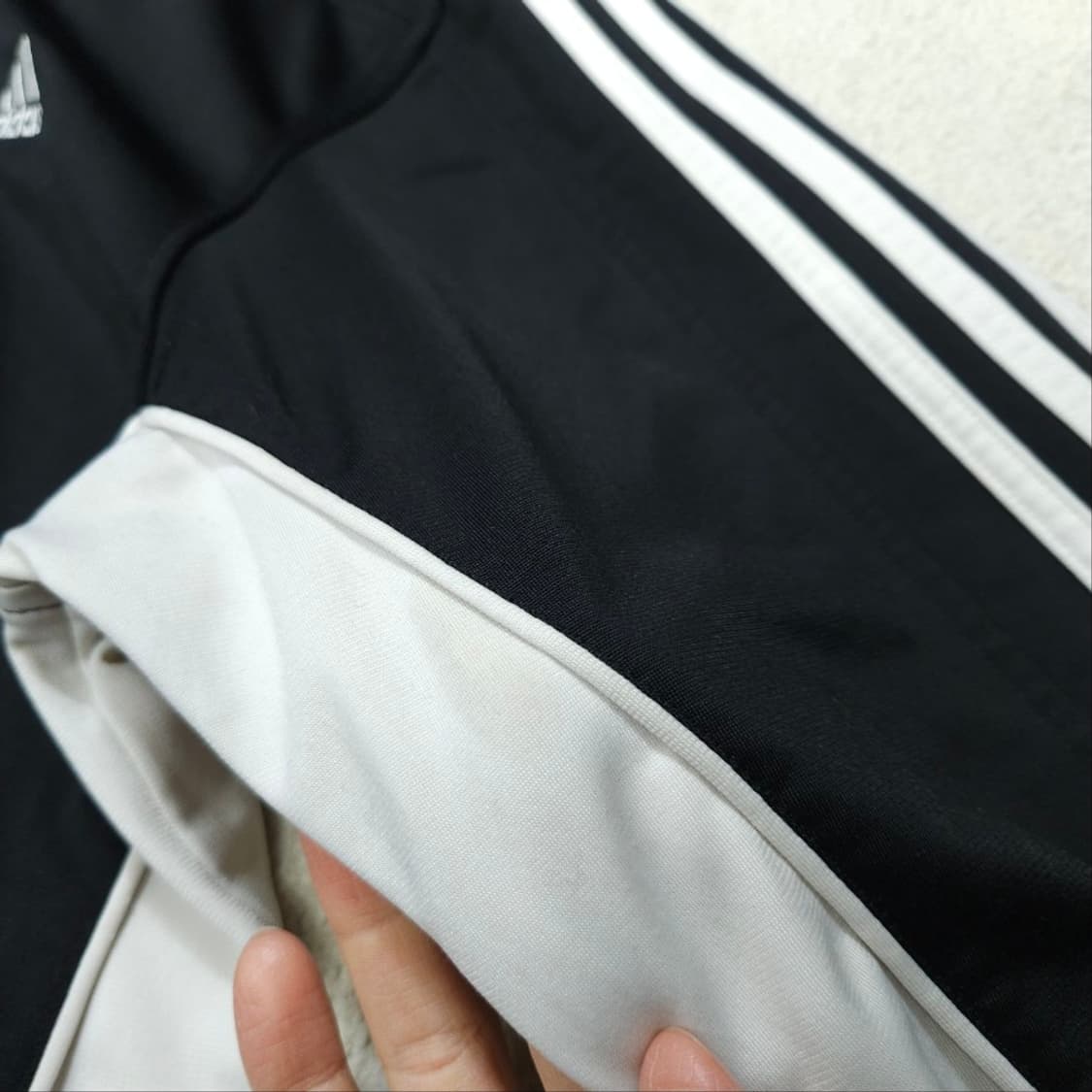 아디다스 삼선 져지 블랙 상품이미지6