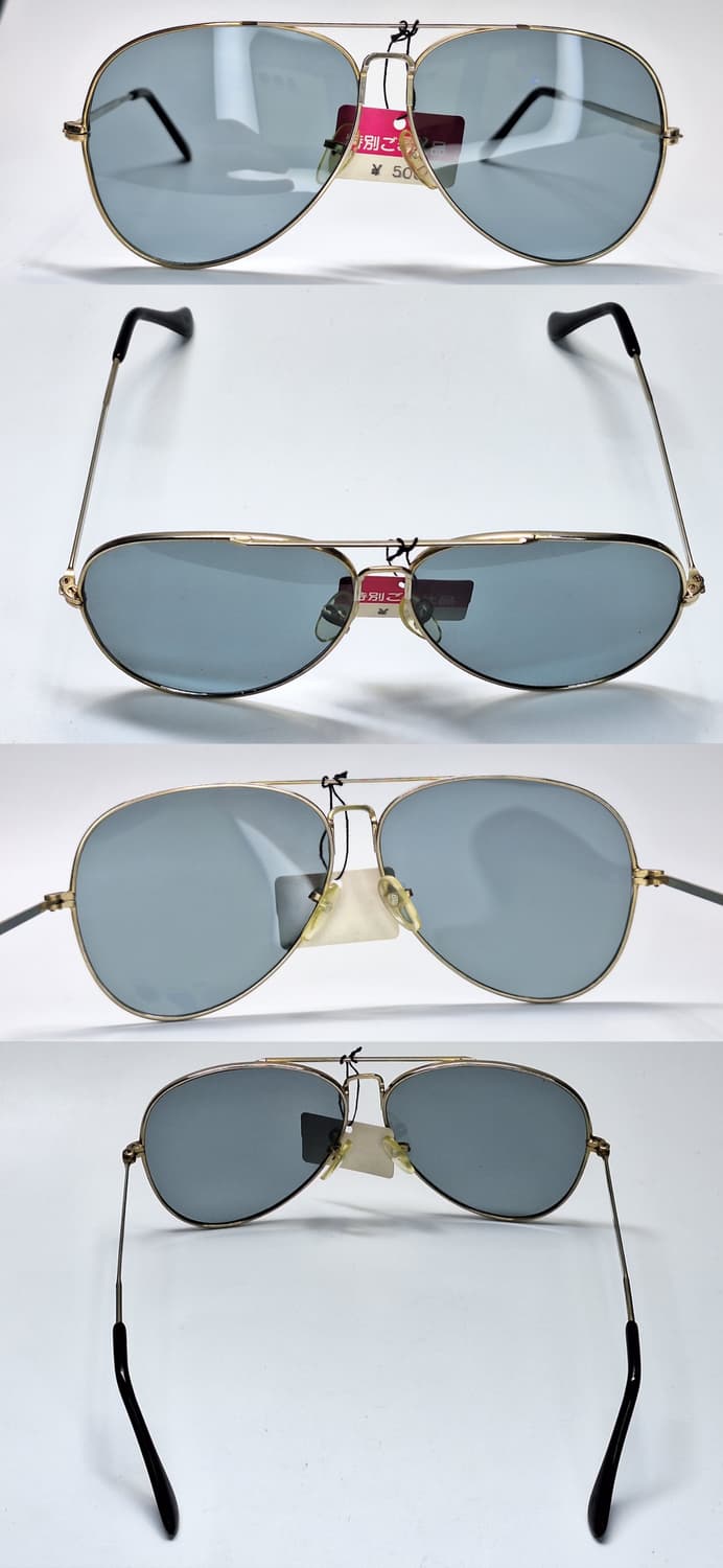 80s 일본 빈티지 데드스톡 미사용/파일럿 에비에이터 선글라스 클래식 상품이미지7