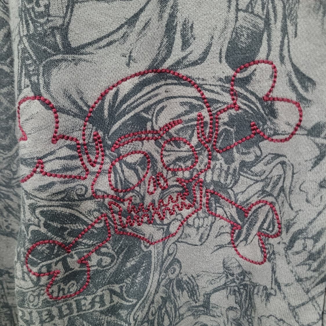 PIRATES CARIBBEAN Sketch Art Hoodie Y2K 상품이미지4