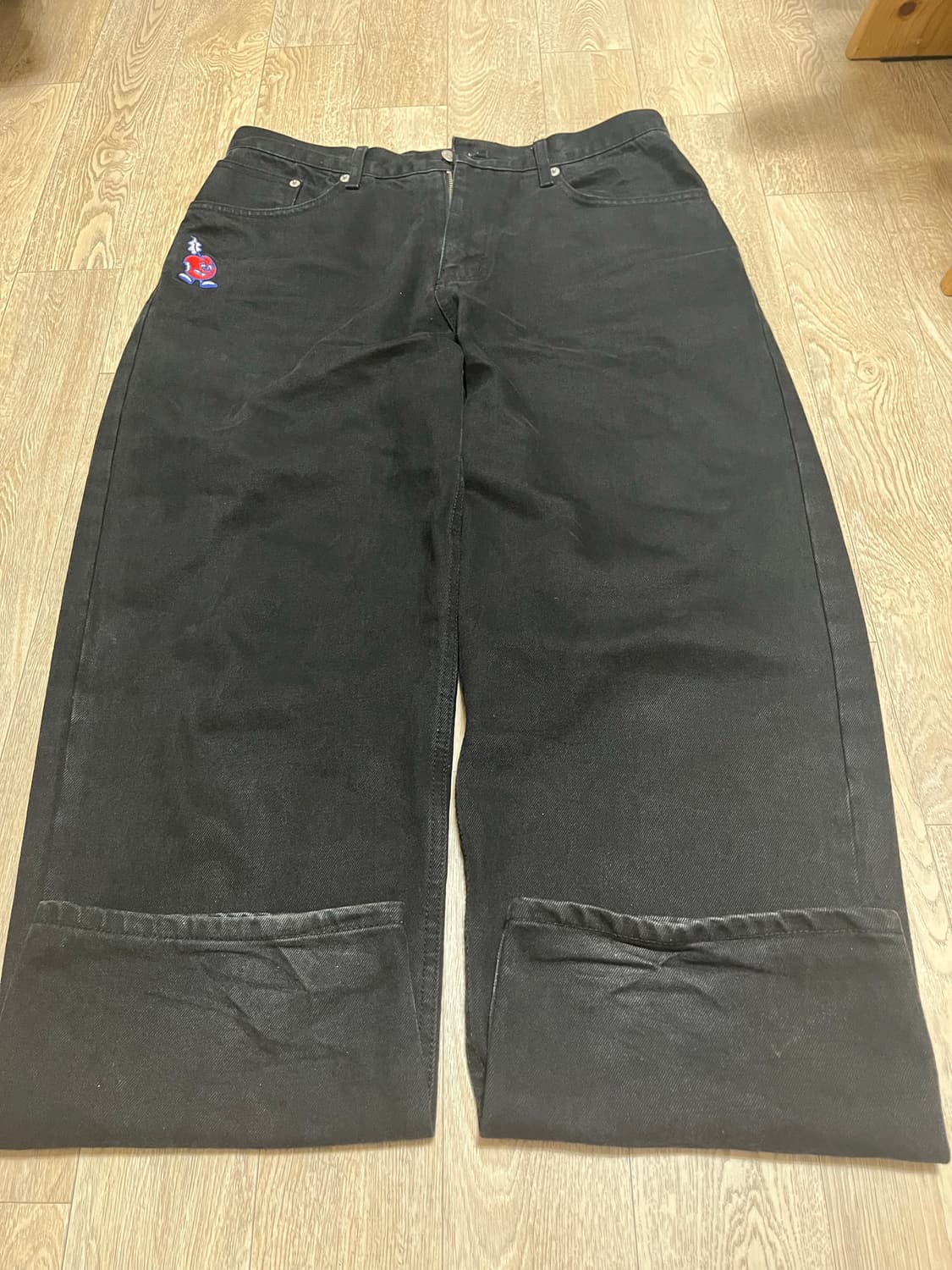 위캔더스 애플 데님 팬츠 L 상품이미지3