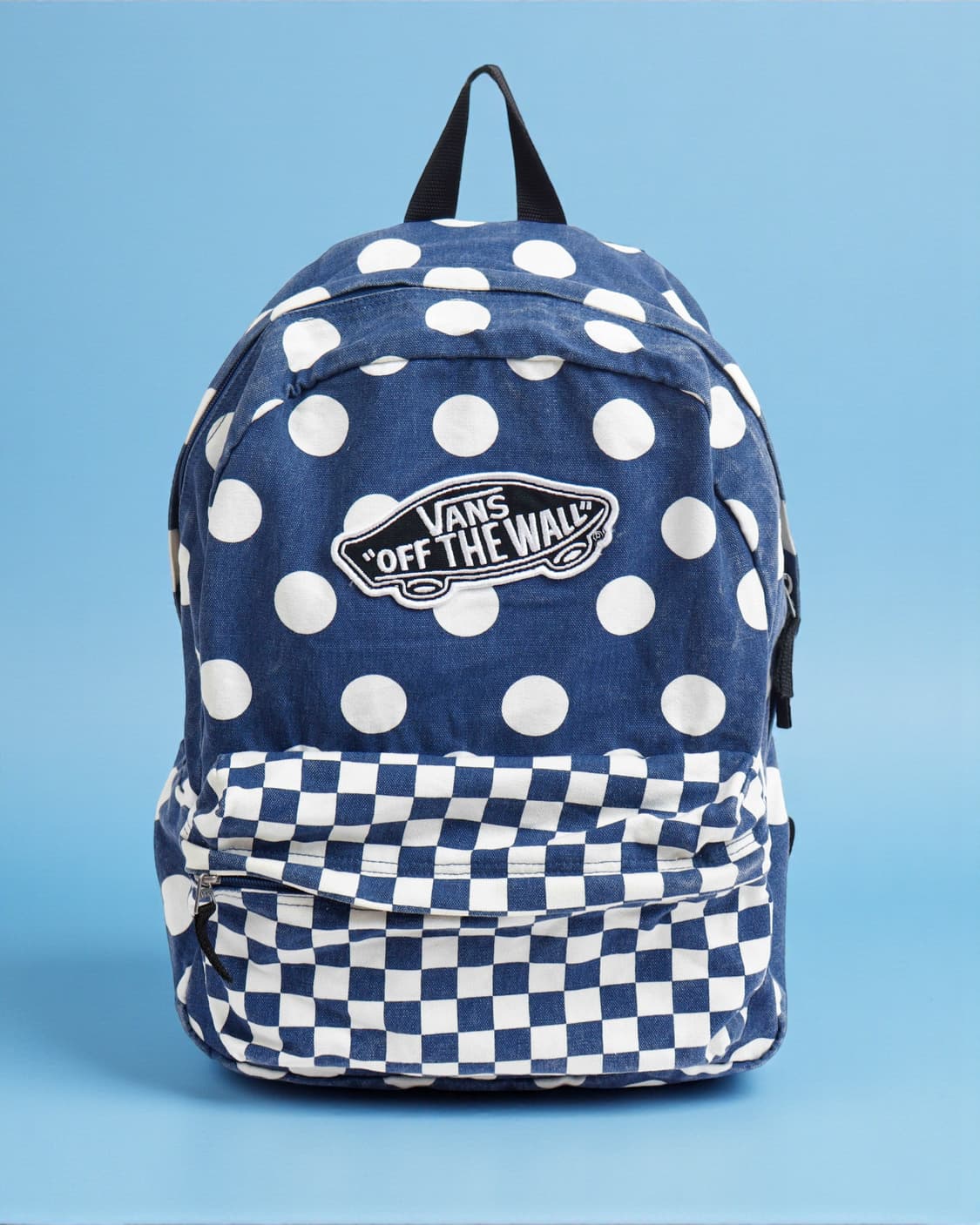 [VANS] 폴카도트 x 체커보드 데님 백팩 상품이미지1